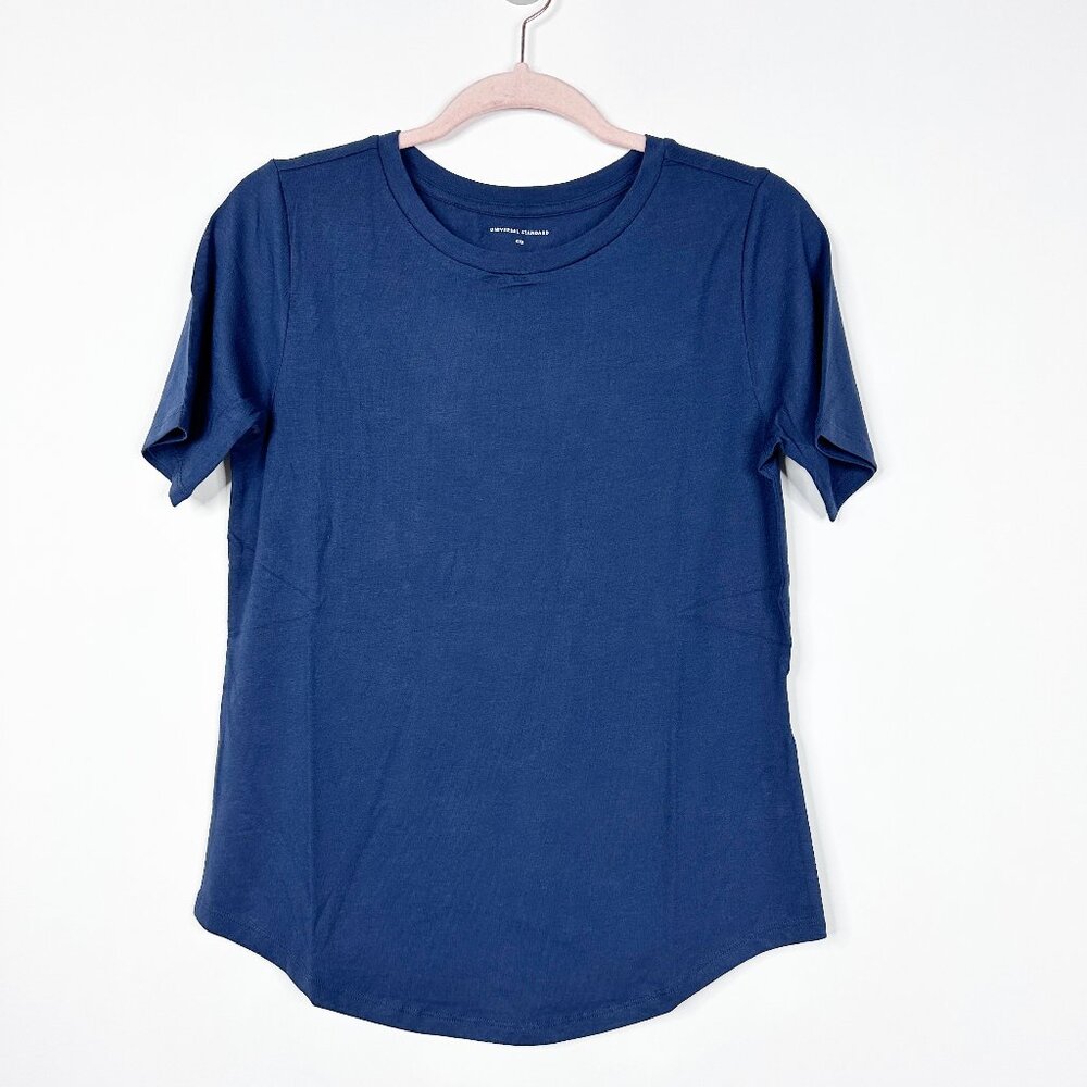 2/$30 Nwt Universal Standard Tee Rex Short Sleeve Navy Blazer Xs #A1015- 17 — image 3 of 8